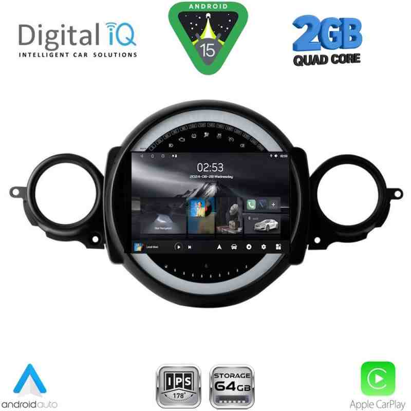 DIGITAL IQ RSD 1064_CPA (9inc) MULTIMEDIA TABLET for MINI COOPER (R56-R57) mod. 2006-2014 – CLUBMAN (R55) mod. 2007-2014