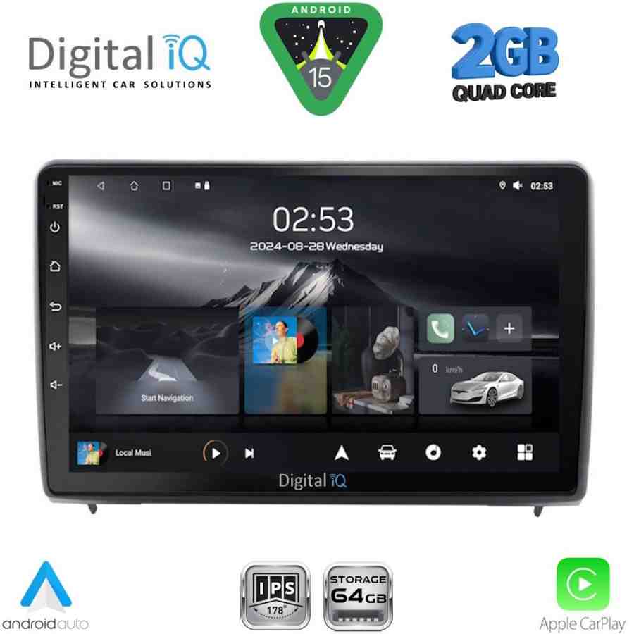 DIGITAL IQ RSD 1151_CPA (10inc) MULTIMEDIA TABLET for FORD ECOSPORT mod. 2018-2023