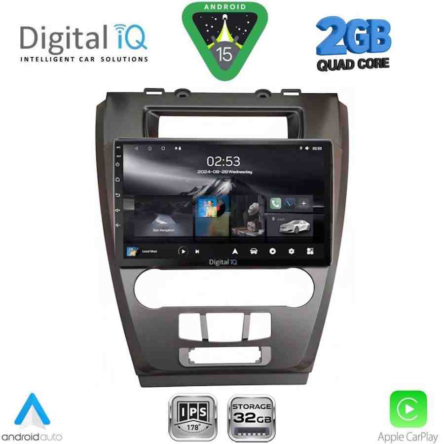DIGITAL IQ RSD 1159CH_CPA (10inc) MULTIMEDIA TABLET for FORD FUSION mod. 2012-2017