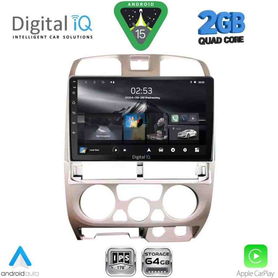 DIGITAL IQ RSD 1253SL_CPA (9inc) MULTIMEDIA TABLET for ISUZU D-MAX mod. 2002-2008 (SILVER)