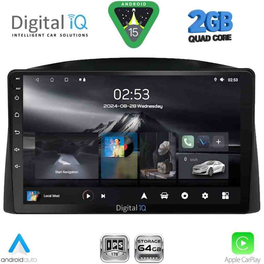 DIGITAL IQ RSD 1271_CPA (10inc) MULTIMEDIA TABLET for JEEP GRAND CHEROKEE mod. 2005-2007 with Original Navi
