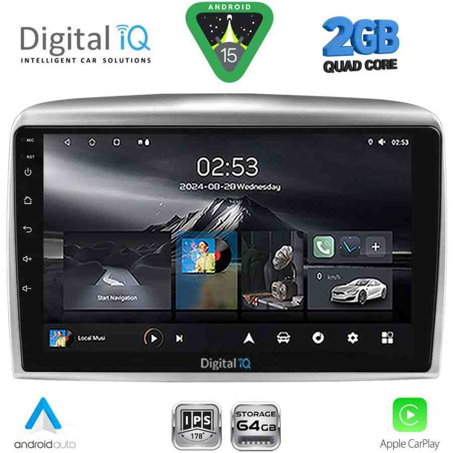 DIGITAL IQ RSD 1333_CPA (9inc)  MULTIMEDIA TABLET for LANCIA YPSILON mod. 2006-2011