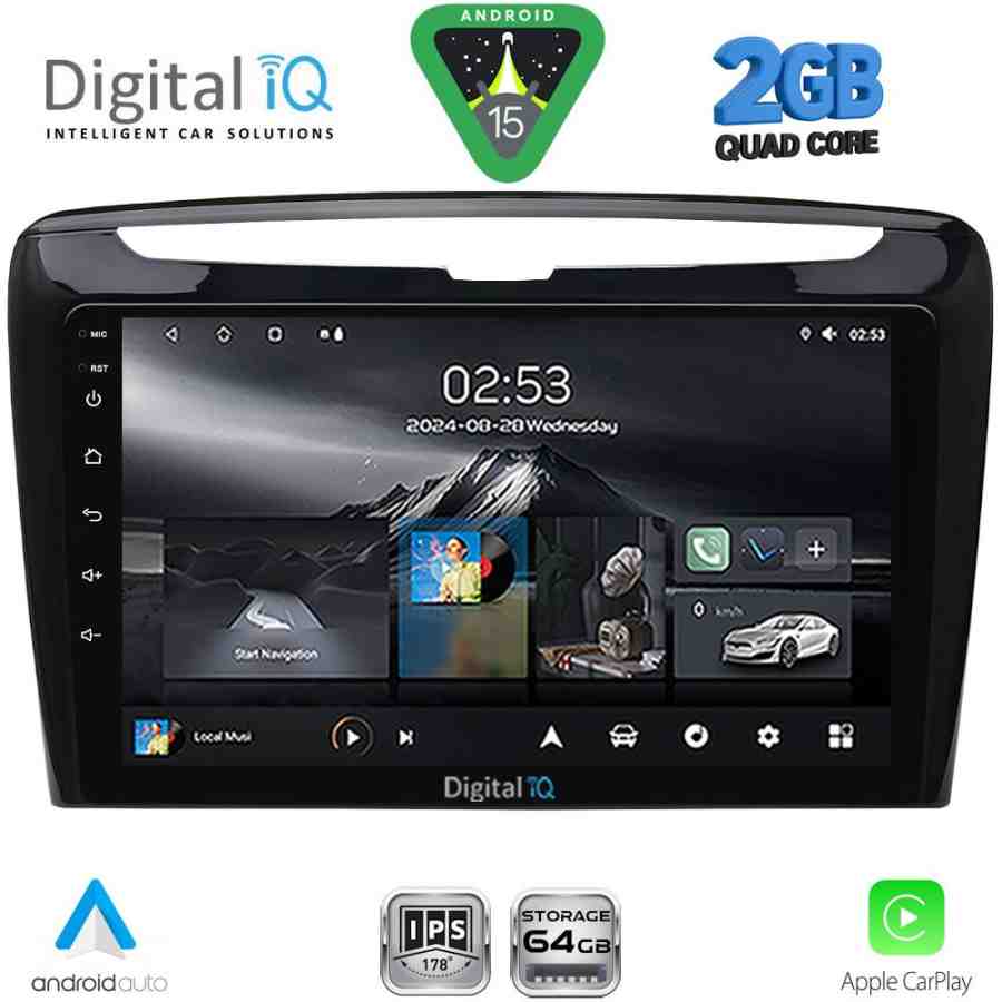 DIGITAL IQ RSD 1334_CPA (9inc)  MULTIMEDIA TABLET for LANCIA YPSILON mod. 2011+