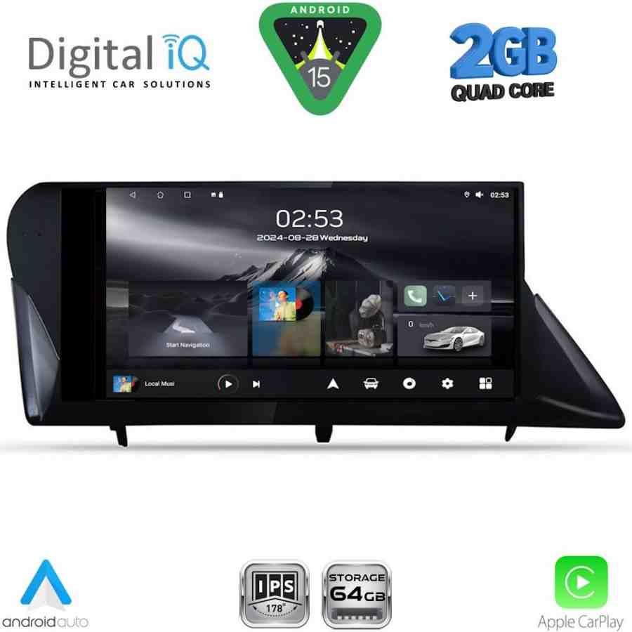 DIGITAL IQ RSD 1346_CPA (9inc) MULTIMEDIA TABLET for LEXUS RX mod. 2009-2014