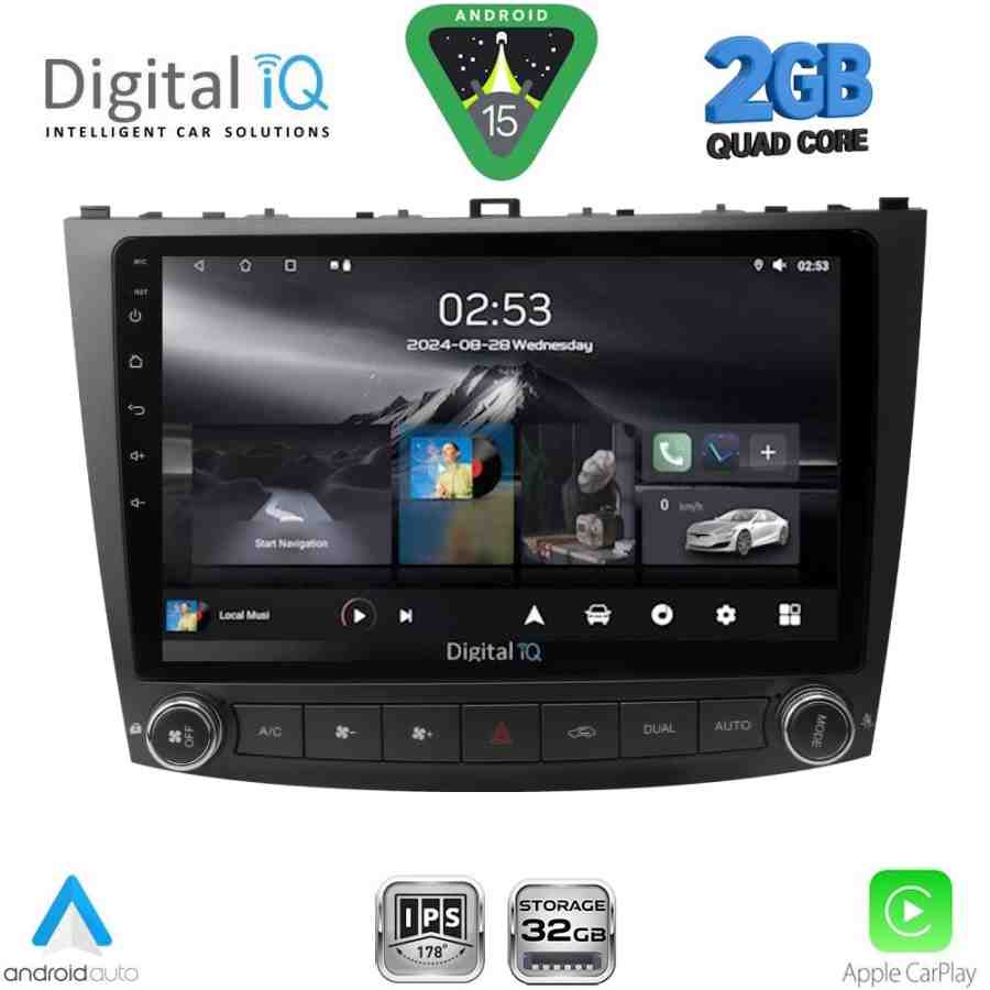 DIGITAL IQ RSD 1352_CPA (9inc) MULTIMEDIA TABLET for LEXUS IS mod. 2005-2013
