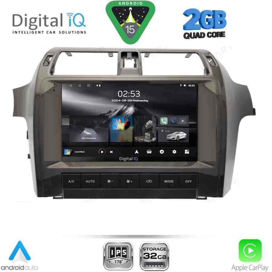 DIGITAL IQ RSD 1354_CPA (9inc) MULTIMEDIA TABLET for LEXUS GX mod. 2010-2015