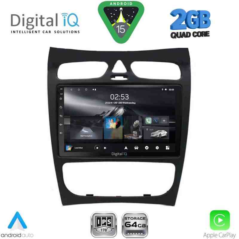 DIGITAL IQ RSD 1406_CPA (9inc) MUTIMEDIA TABLET for MERCEDES CLK (W209) mod. 2000-2004