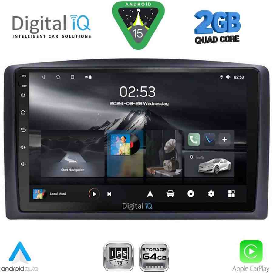 DIGITAL IQ RSD 1421_CPA (10inc) MULTIMEDIA TABLET for MERCEDES VITO – VIANO  (W447) mod. 2015-2022