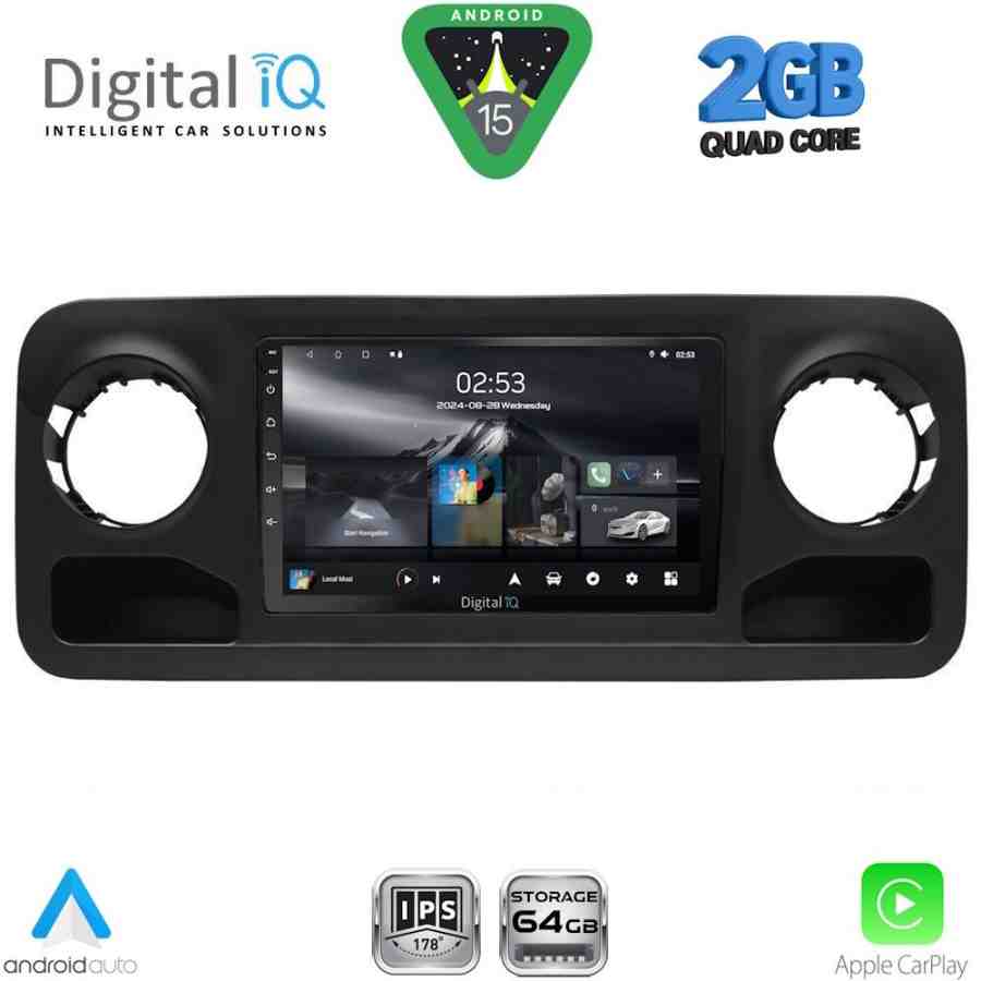 DIGITAL IQ RSD 1424_CPA (10inc) MULTIMEDIA TABLET for MERCEDES SPRINTER mod. 2018-2026