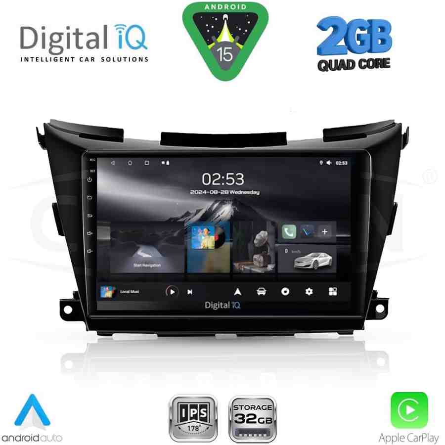 DIGITAL IQ RSD 1462B_CPA (9inc) MULTIMEDIA TABLET for NISSAN MURANO mod. 2017-2025