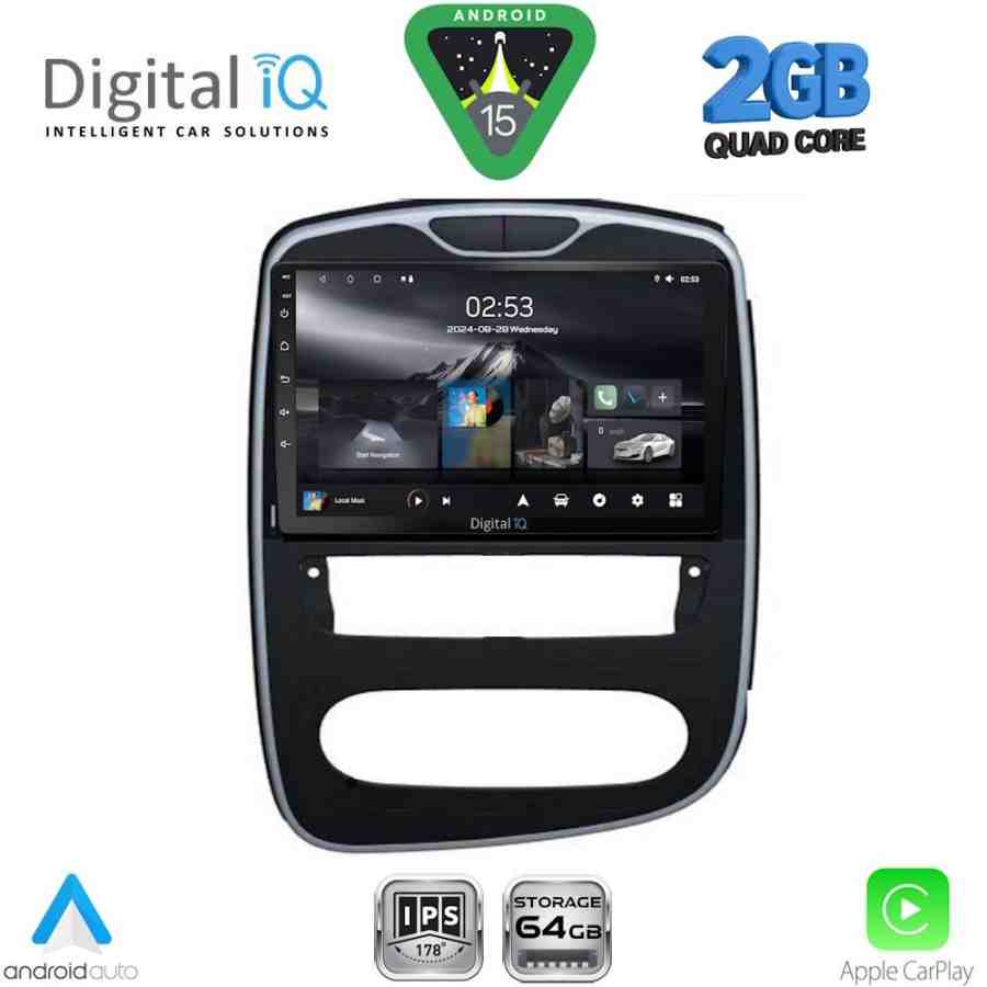 DIGITAL IQ RSD 1545_CPA (10inc) MULTIMEDIA TABLET for RENAULT CLIO mod. 2016-2019