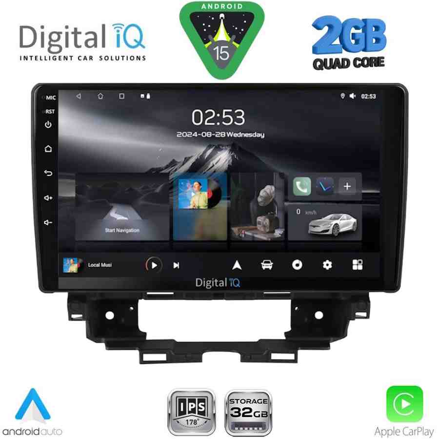 DIGITAL IQ RSD 1557_CPA (9inc) MULTIMEDIA TABLET for RENAULT KANGOO mod. 2021+