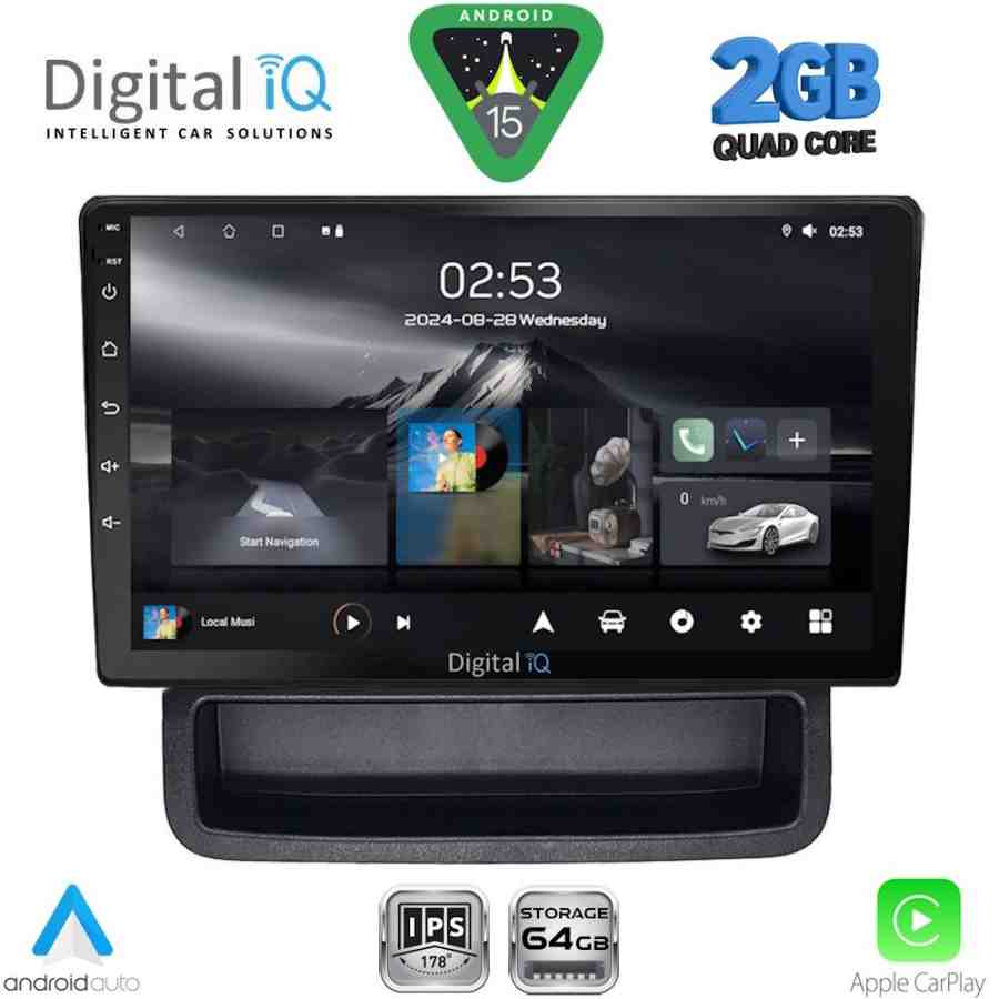 DIGITAL IQ RSD 1559_CPA (9inc) MULTIMEDIA TABLET for RENAULT TWINGO mod. 2007-2014