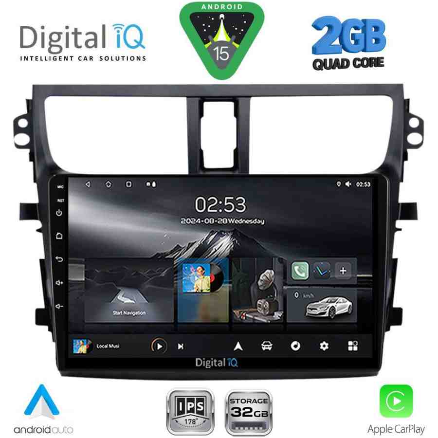 DIGITAL IQ RSD 1674_CPA (9inc) MULTIMEDIA TABLET for SUZUKI CELERIO mod. 2015-2021
