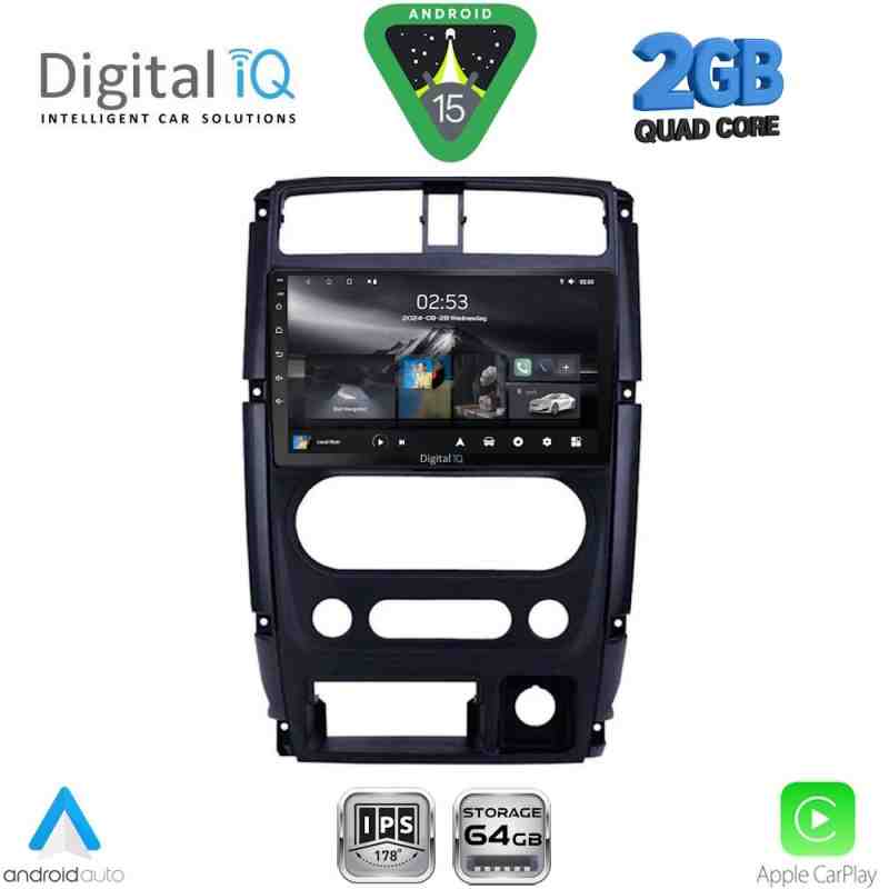 DIGITAL IQ RSD 1678_CPA (9inc) MULTIMEDIA TABLET for SUZUKI JIMNY mod. 2007-2017