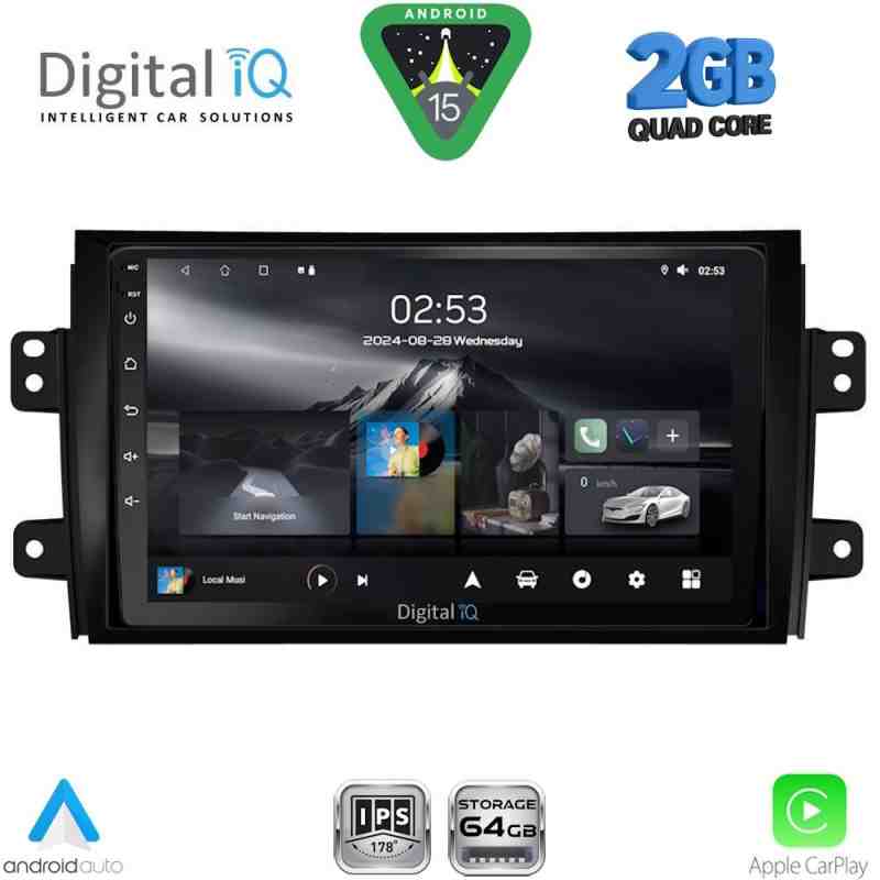 DIGITAL IQ RSD 1688_CPA (9inc) MULTIMEDIA TABLET for FIAT SEDICI – SUZUKI SX4 mod. 2005-2013