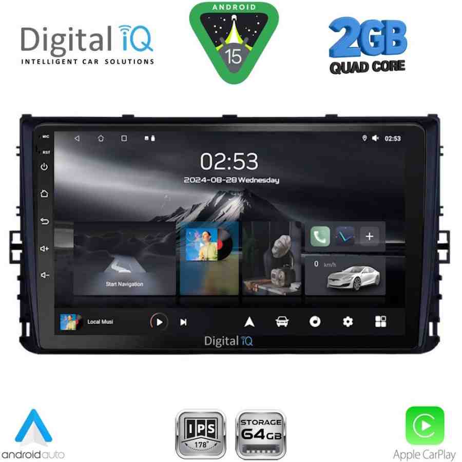 DIGITAL IQ RSD 1758_CPA (9inc) MULTIMEDIA TABLET for VW POLO – TROC – TCROSS mod. 2017-2026
