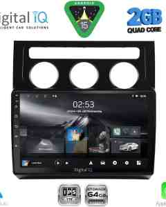 DIGITAL IQ RSD 1767_CPA CLIMA (10inc) MULTIMEDIA TABLET for VW TOURAN mod. 2003-2010