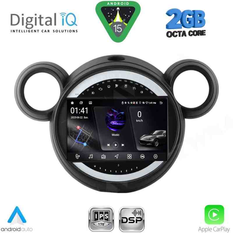 DIGITAL IQ RSF 4065_CPA (9inc) MULTIMEDIA TABLET for MINI COUNTRYMAN (R60) mod. 2010-2016 - PACEMAN (R61) mod. 2013-2016