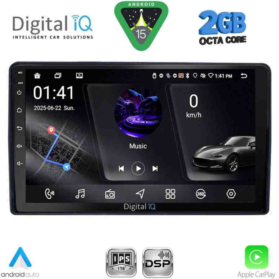 DIGITAL IQ RSF 4081_CPA (9inc) MULTIMEDIA TABLET for CITROEN – PEUGEOT mod. 2008-2018