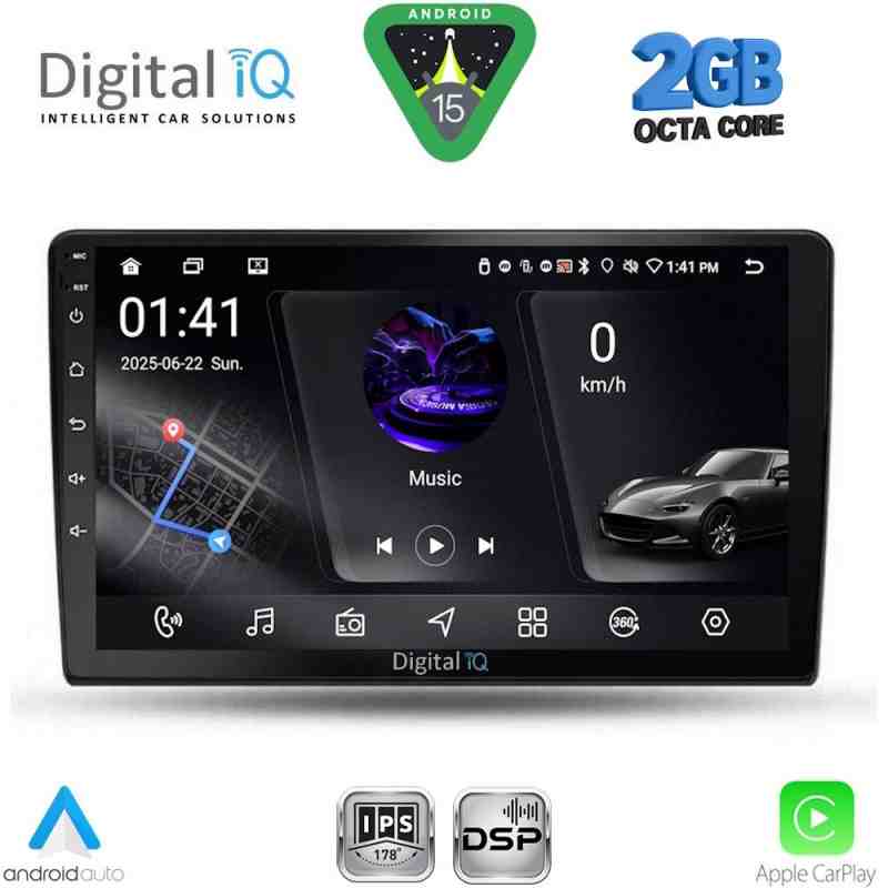 DIGITAL IQ RSF 4103B_CPA (9inc) MULTIMEDIA TABLET for DACIA DUSTER mod. 2012-2019