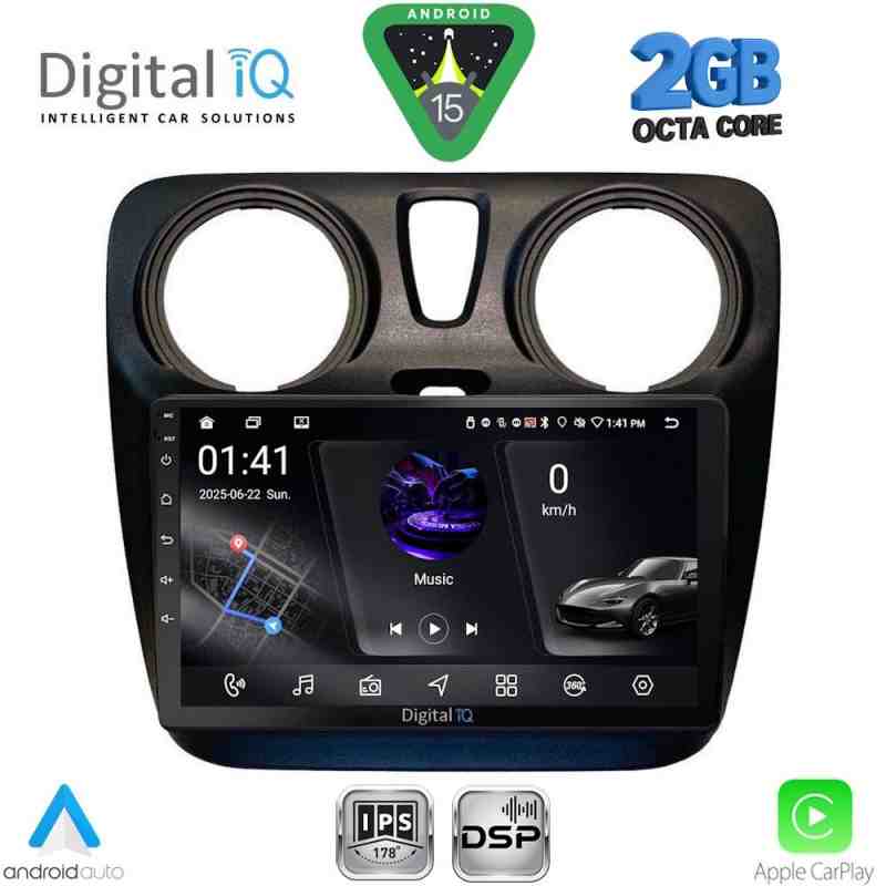 DIGITAL IQ RSF 4112_CPA (9inc) MULTIMEDIA TABLET for DACIA DOKKER 2012-2022