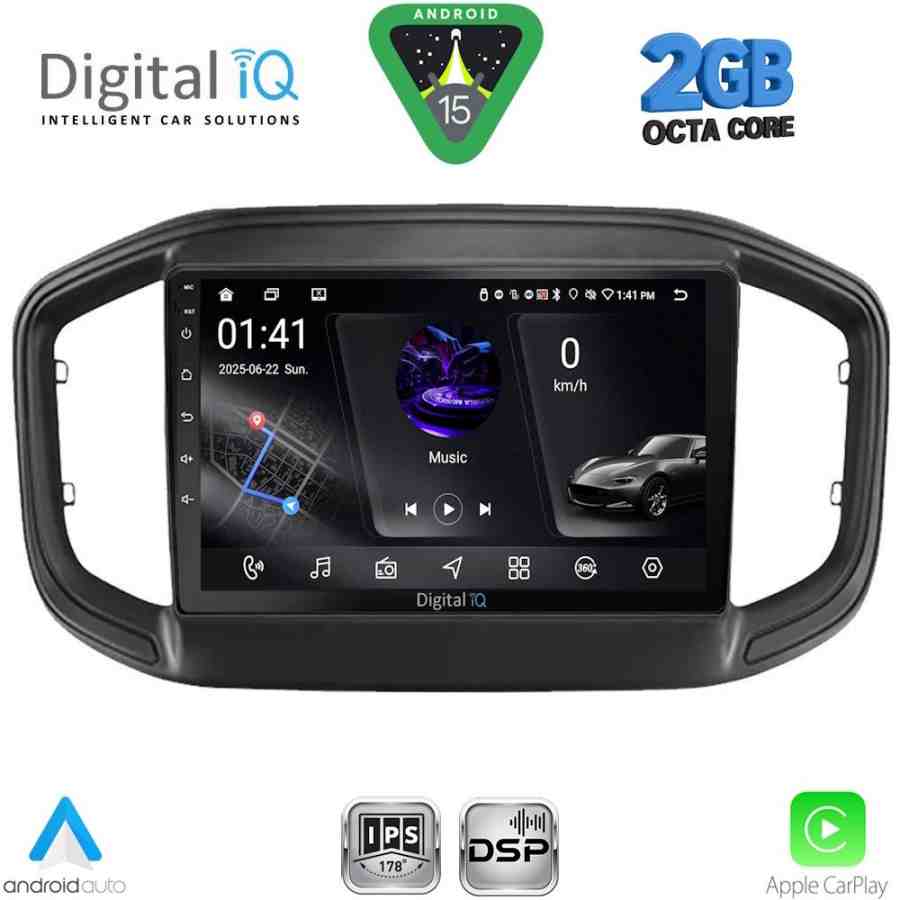 DIGITAL IQ RSF 4147_CPA (9inc) MULTIMEDIA TABLET for FIAT STRADA mod. 2020-2026