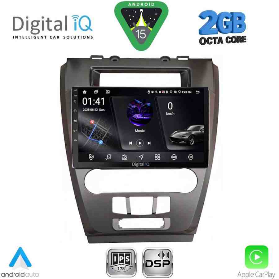 DIGITAL IQ RSF 4159CH_CPA (10inc) MULTIMEDIA TABLET for FORD FUSION mod. 2012-2017