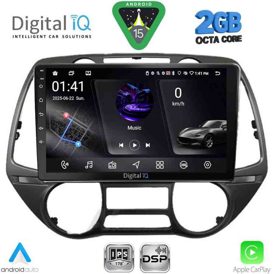 DIGITAL IQ RSF 4226_CPA  (9inc) MULTIMEDIA TABLET for HYUNDAI i20 mod. 2008-2014