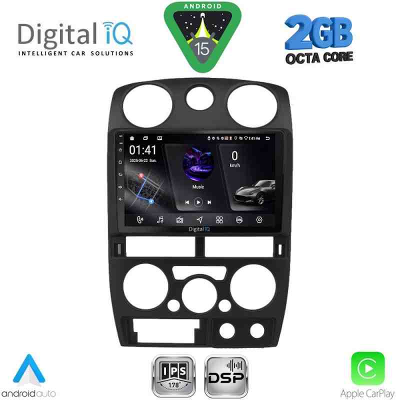 DIGITAL IQ RSF 4254BL_CPA (9inc) MULTIMEDIA TABLET for ISUZU D-MAX mod. 2008-2012 (BLACK)