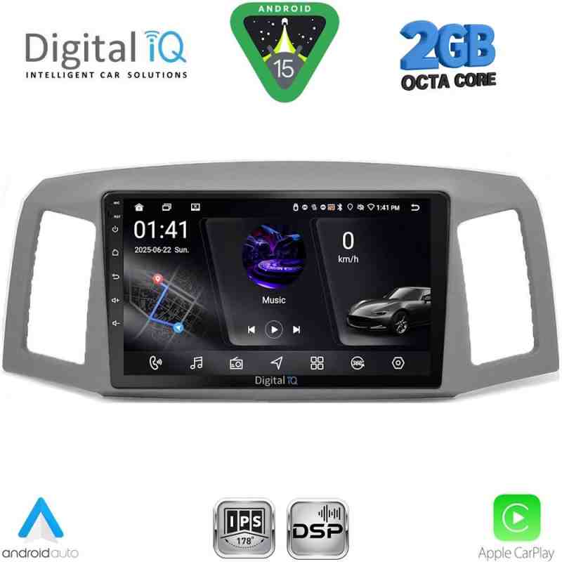 DIGITAL IQ RSF 4281_CPA (10inc) MULTIMEDIA TABLET for JEEP GRAND CHEROKEE mod. 2005-2007