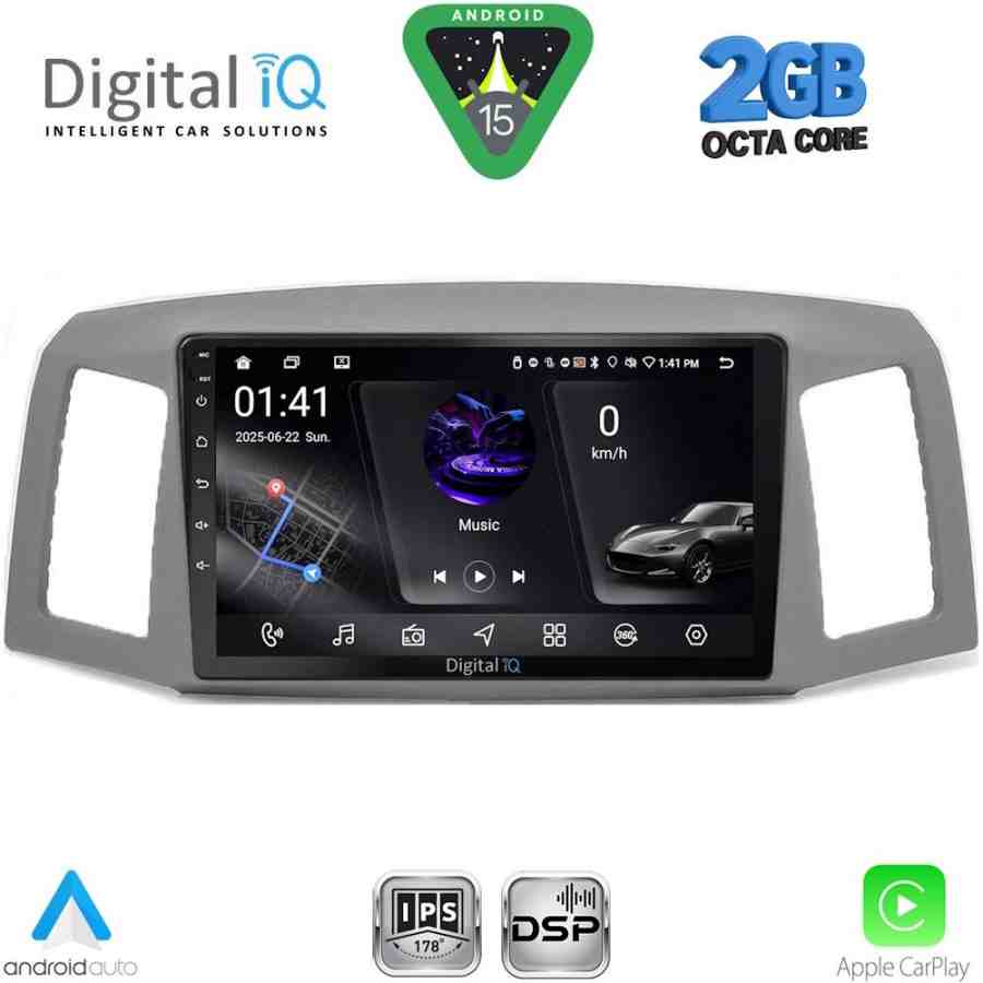 DIGITAL IQ RSF 4281_CPA (10inc) MULTIMEDIA TABLET for JEEP GRAND CHEROKEE mod. 2005-2007