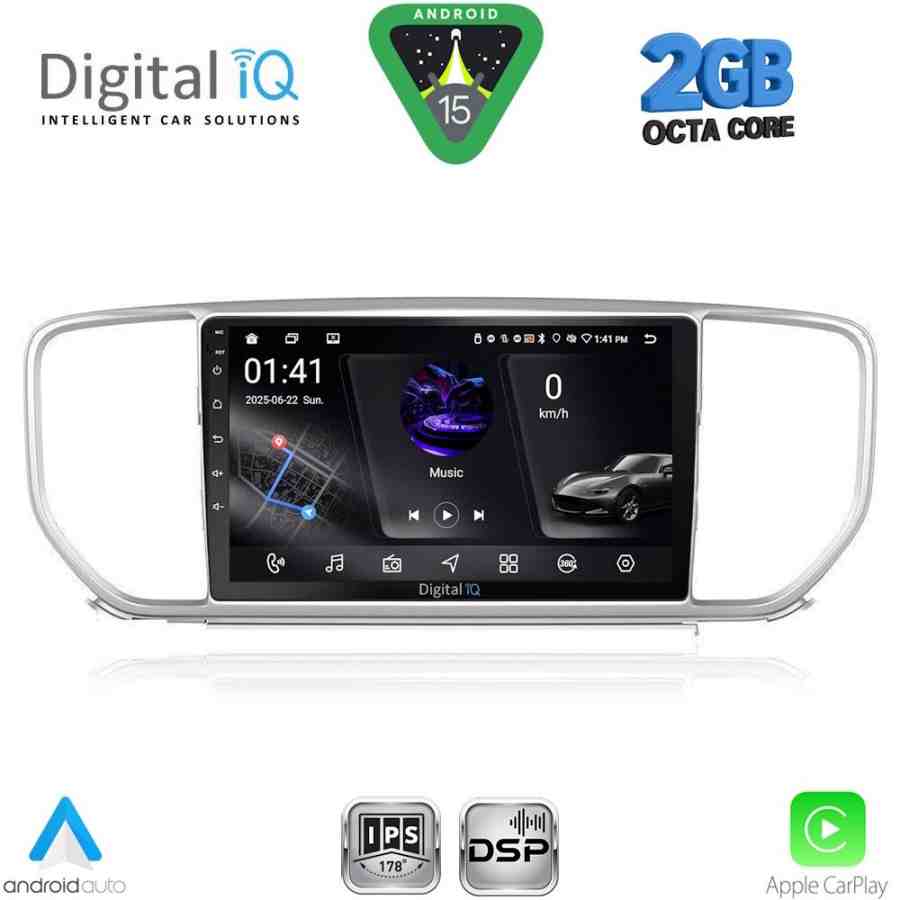 DIGITAL IQ RSF 4327_CPA (9inc) MULTIMEDIA TABLET for KIA SPORTAGE mod. 2018-2021