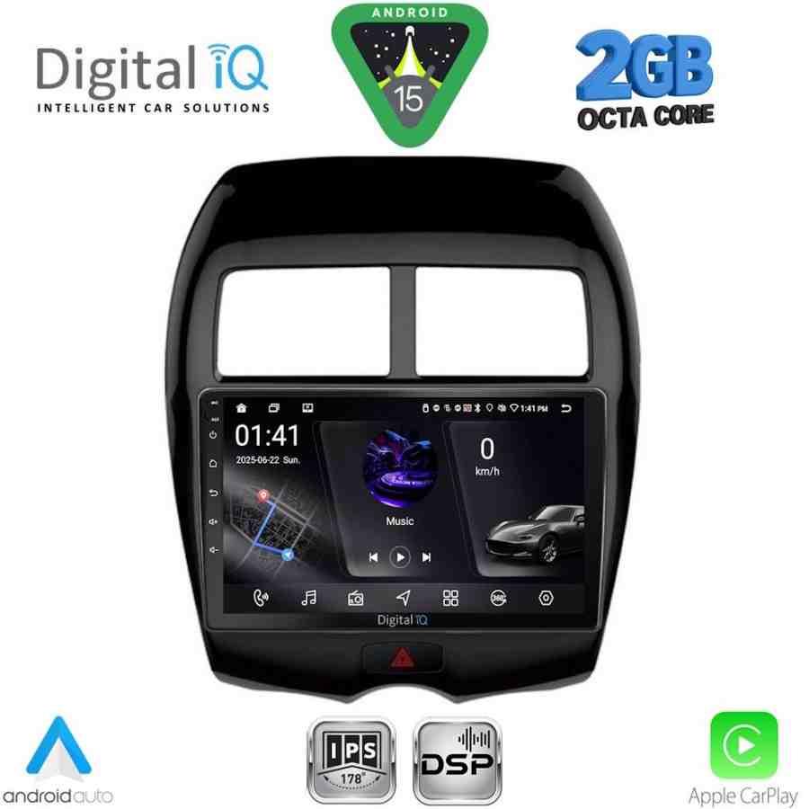 DIGITAL IQ RSF 4430_CPA (10inc) MULTIMEDIA TABLET for MITSUBISHI ASX mod. 2009-2020 - PEUGEOT 4008 mod. 2012-2018