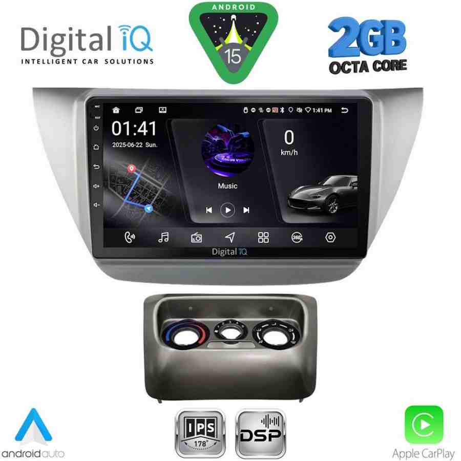 DIGITAL IQ RSF 4433_CPA (9inc) MULTIMEDIA TABLET for MITSUBISHI LANCER mod. 2000-2007