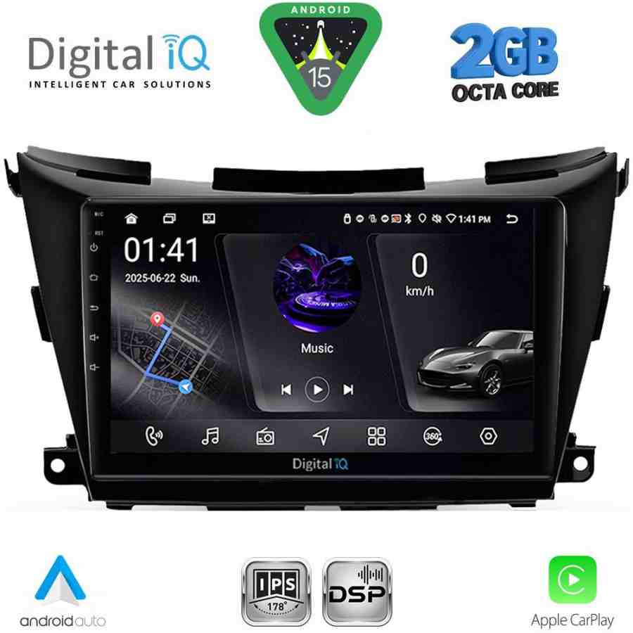 DIGITAL IQ RSF 4462B_CPA (9inc) MULTIMEDIA TABLET for NISSAN MURANO mod. 2017-2025