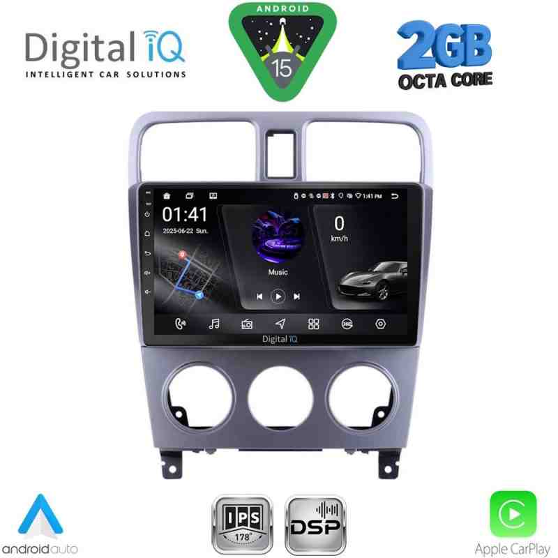 DIGITAL IQ RSF 4661_CPA (9inc) MULTIMEDIA TABLET for SUBARU FORESTER  mod. 2002-2008