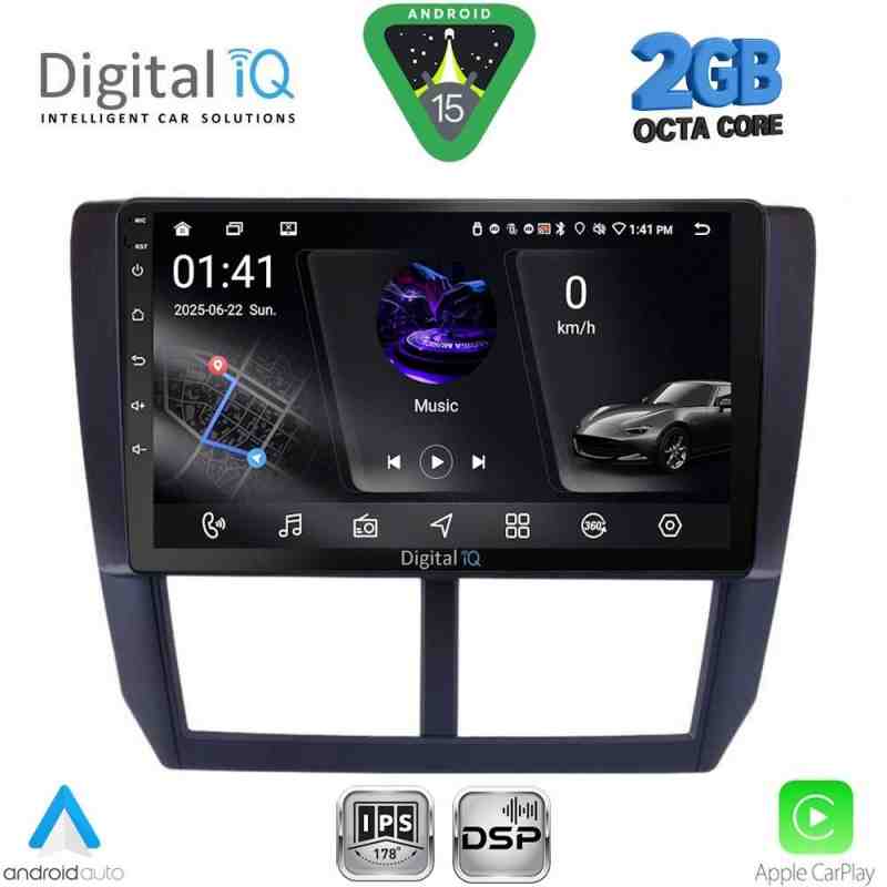 DIGITAL IQ RSF 4662_CPA (9inc) MULTIMEDIA TABLET for SUBARU FORESTER - IMPREZA - XV mod. 2008-2013