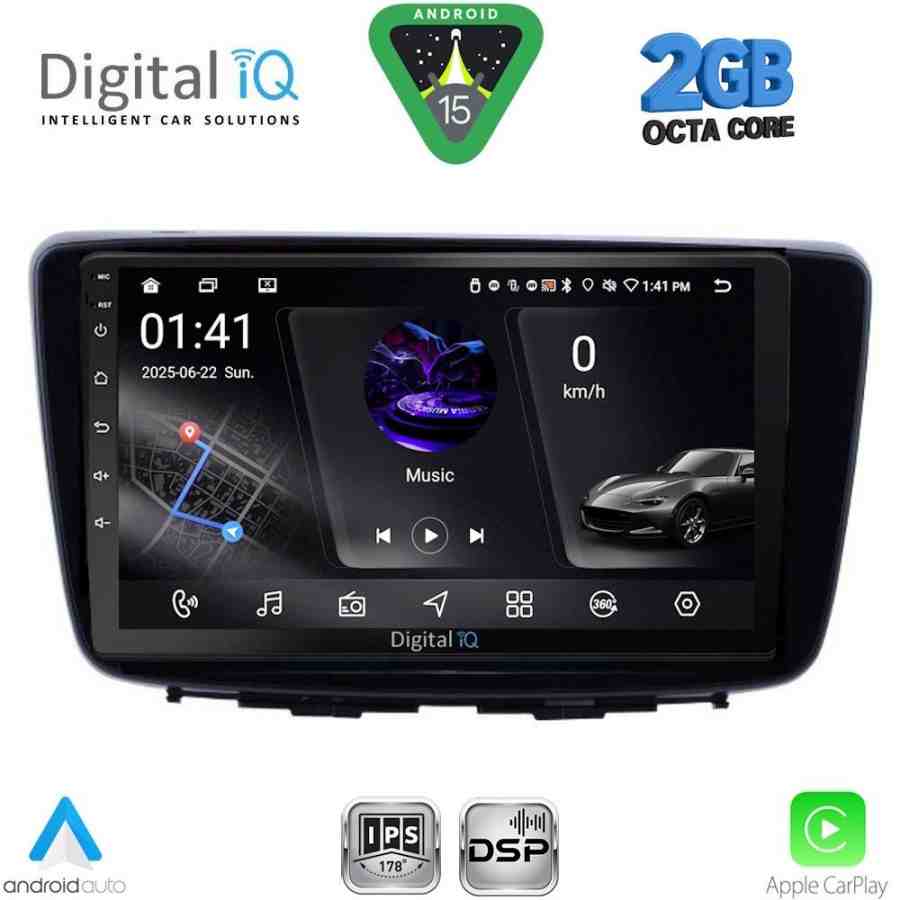 DIGITAL IQ RSF 4672_CPA (9inc) MULTIMEDIA TABLET for SUZUKI BALENO mod. 2016-2022