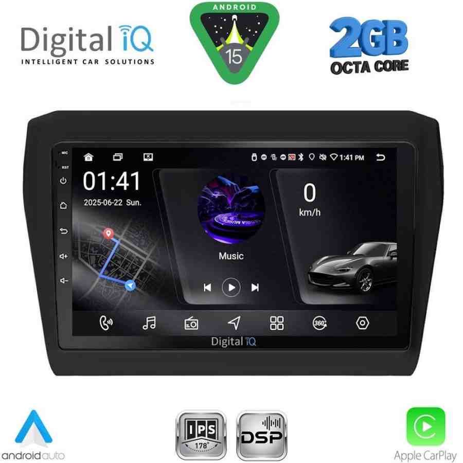 DIGITAL IQ RSF 4686_CPA (9inc) MULTIMEDIA TABLET for SUZUKI SWIFT mod. 2017-2026