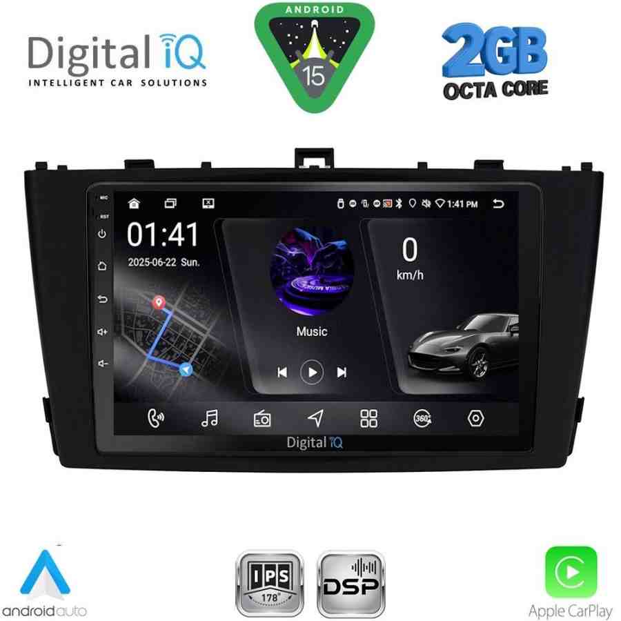 DIGITAL IQ RSF 4705BL_CPA (9inc) MULTIMEDIA TABLET for TOYOTA AVENSIS (T27) mod. 2009-2015 (BLACK)