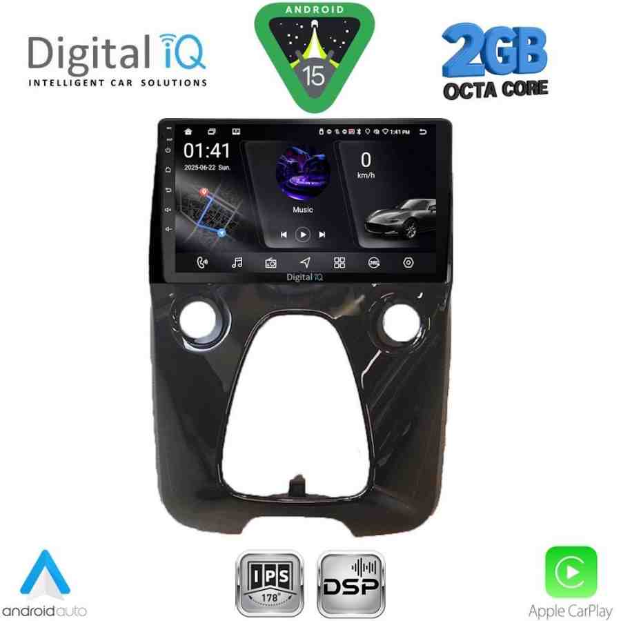 DIGITAL IQ RSF 4708_CPA A/C (10inc) MULTIMEDIA TABLET for CITROEN C1-PEUGEOT 108-TOYOTA AYGO mod. 2014-2022