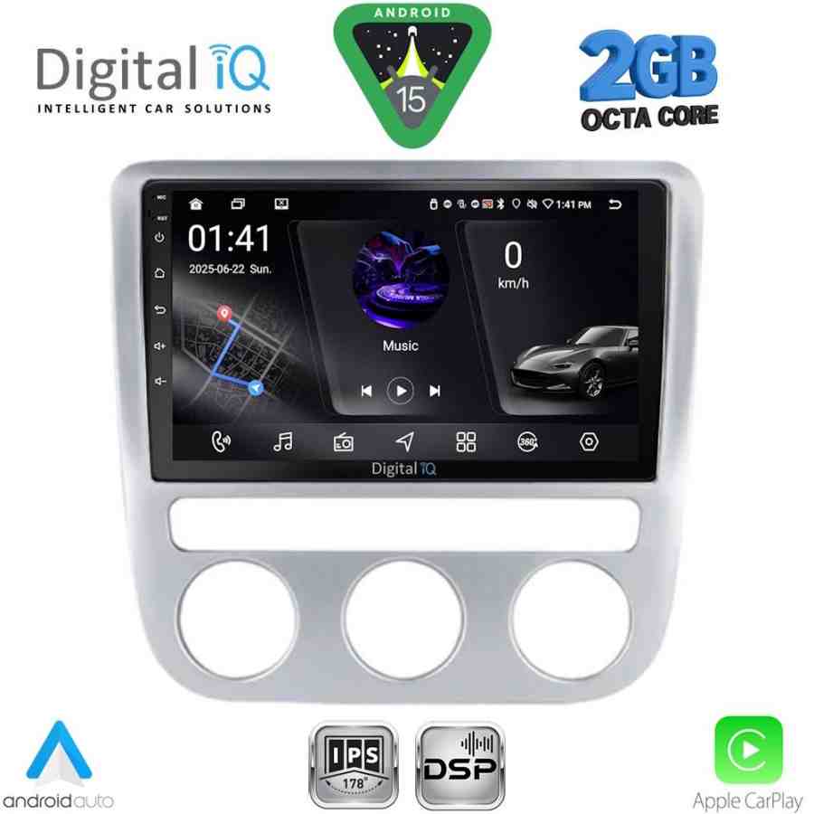DIGITAL IQ RSF 4752_CPA CLIMA (9inc) MULTIMEDIA TABLET for VW EOS mod. 2006-2016 - SCIROCCO mod. 2008-2010