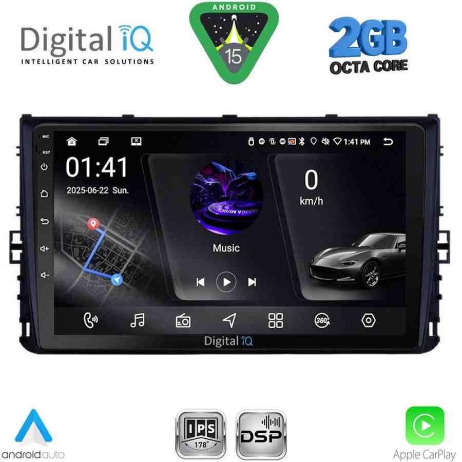 DIGITAL IQ RSF 4758_CPA (9inc) MULTIMEDIA TABLET for VW POLO – TROC – TCROSS mod. 2017-2026