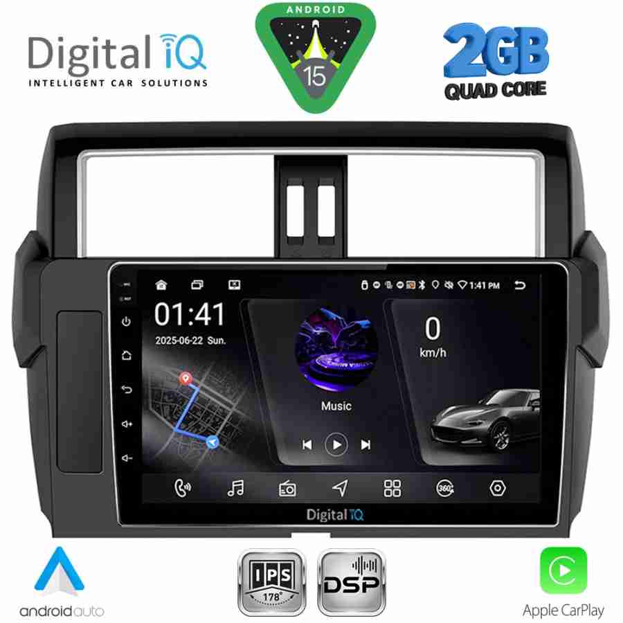 DIGITAL IQ RSF 4777_CPA (10inc) MULTIMEDIA TABLET for TOYOTA PRADO mod. 2014-2017