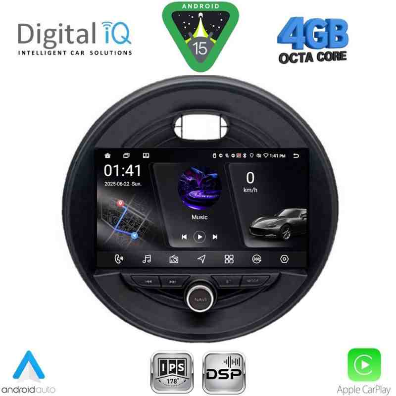 DIGITAL IQ RSG 6066_CPA (9inc) MULTIMEDIA TABLET for MINI COOPER (F55-56-F57) mod. 2015+ - CLUBMAN (F54) mod. 2016+ - ROADSTER (F59) mod. 2014+ - COUNTRYMAN (F60) mod. 2016+