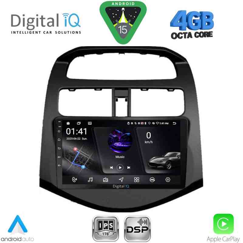 DIGITAL IQ RSG 6078_CPA (9inc) MULTIMEDIA TABLET for CHEVROLET SPARK mod. 2009-2015