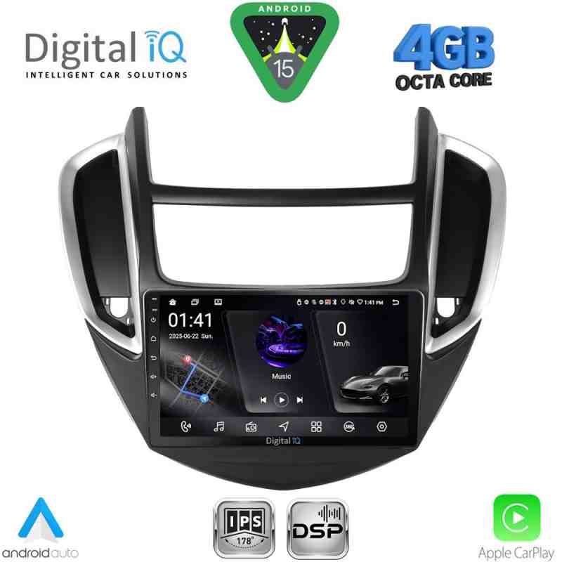 DIGITAL IQ RSG 6080_CPA (9inc) MULTIMEDIA TABLET for CHEVROLET TRAX mod. 2014-2022