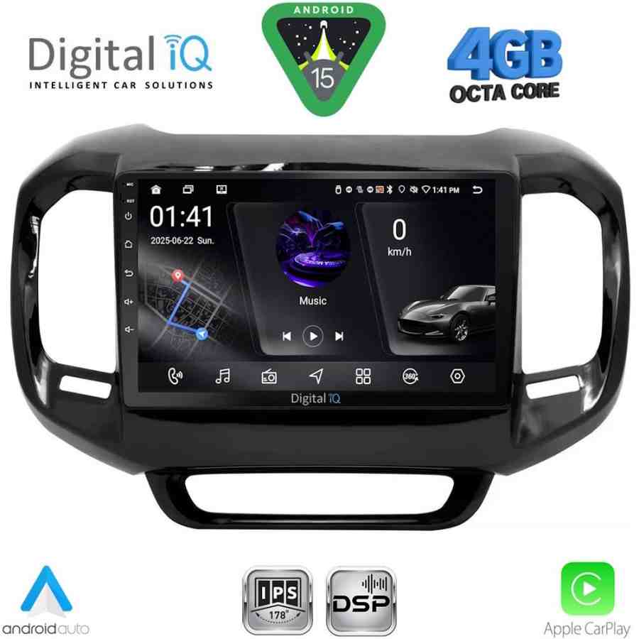 DIGITAL IQ RSG 6127_CPA (9inc) MULTIMEDIA TABLET for FIAT TORO mod. 2017-2026