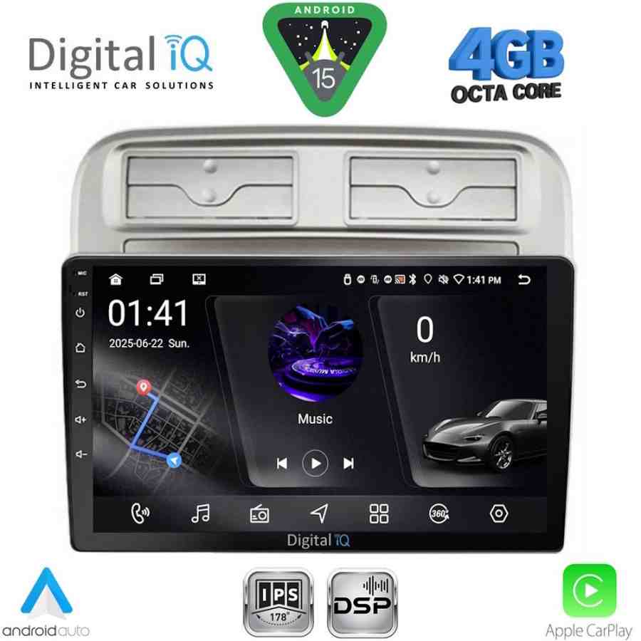 DIGITAL IQ RSG 6128_CPA (9inc) MULTIMEDIA TABLET for FIAT GRANDE PUNTO mod. 2005-2012